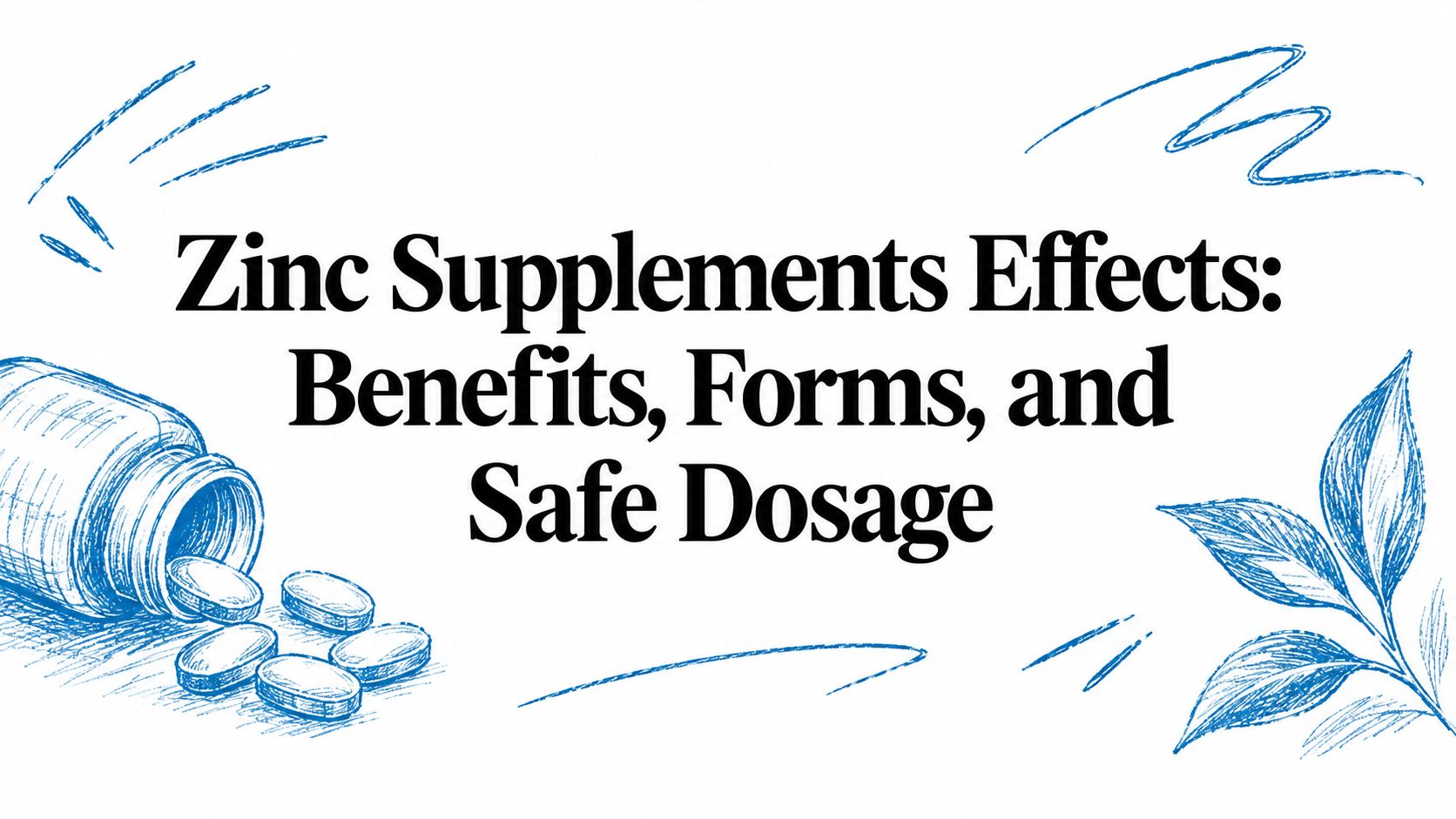 Zinc Supplements Effects: Benefits, Forms, and Safe Dosage