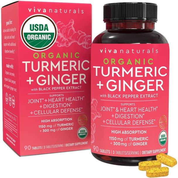 Viva Naturals Turmeric + Ginger Review — Organic Digestion Support