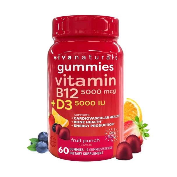 Viva Naturals Vitamin D3 + B12 Gummies Review — High Potency in a Tasty Chew